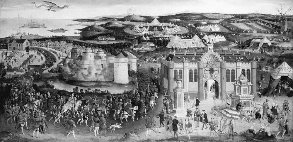 Painting of The Field of Cloth of Gold 1545 © The History Press