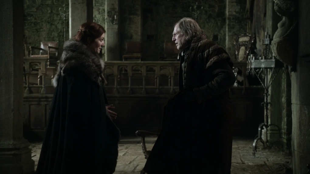 Walder Frey negotiates the fateful marriage pact with Catelyn Stark.