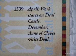 Deal Castle Historical Notes