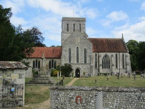 Church of St Mary and St Melor, Amesbury. The abbey Elfrida established was dissolved in 1177.