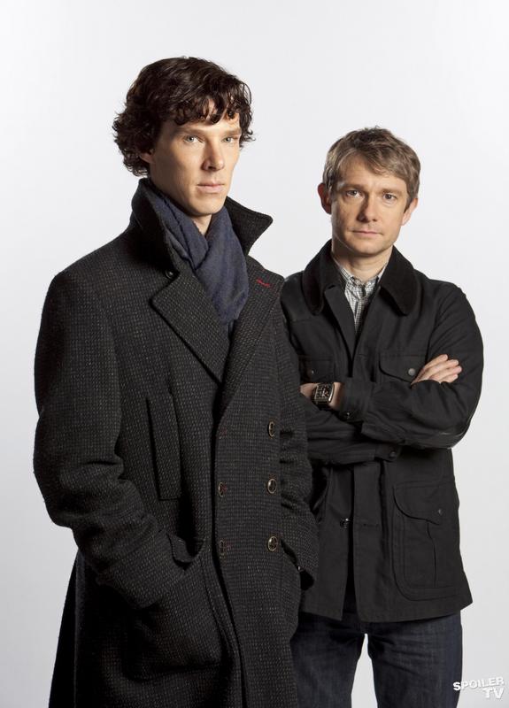 Benedict Cumberbatch and Martin Freeman in BBC's Sherlock | Picture © BBC