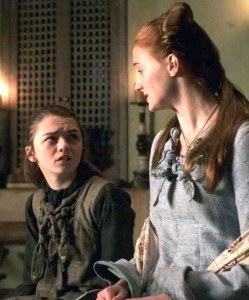 Sansa and Arya