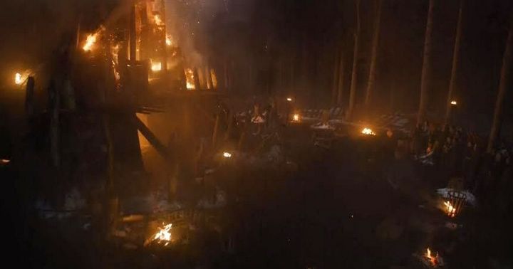 The burning of Craster's Keep