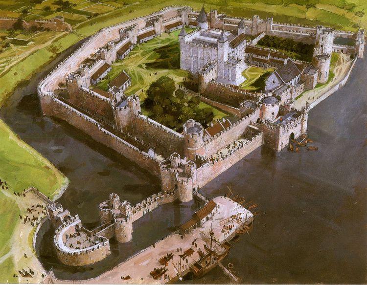 Tower of London showing access by the water gate