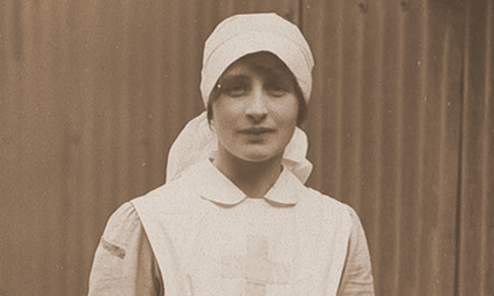 Vera Brittain as a VAD nurse in 1915