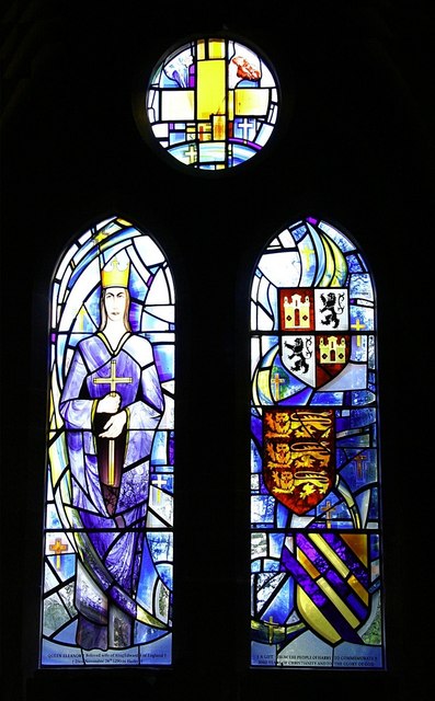 Memorial window at Harby