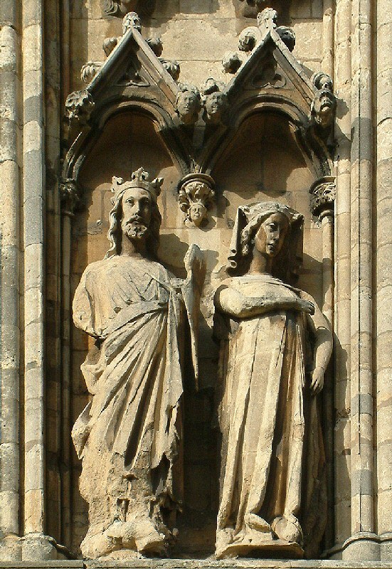 Edward and Eleanor - Lincoln Cathedral