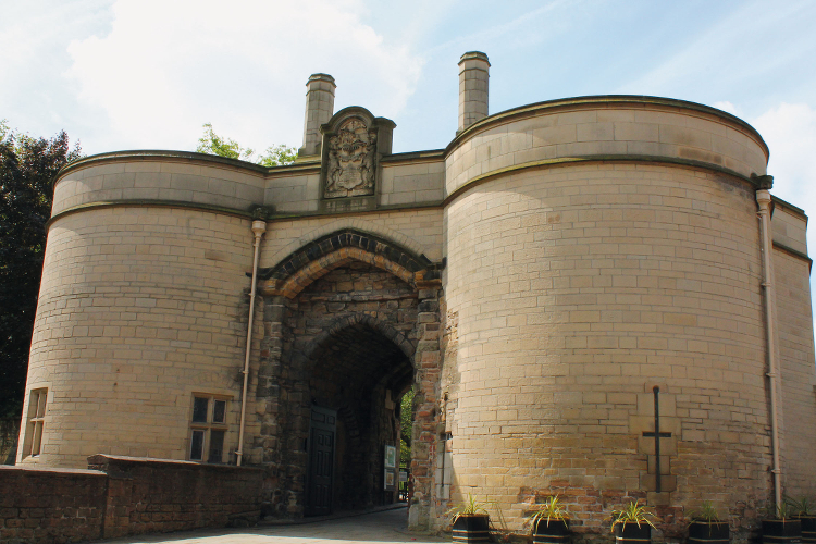 Nottingham Castle Gatehouse, Nottingham, Nottinghamshire.