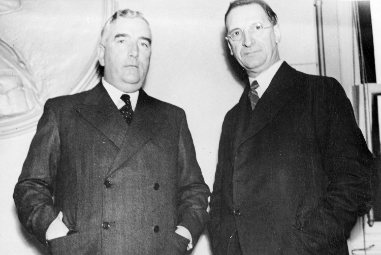 Robert Menzies with Eamon de Valera