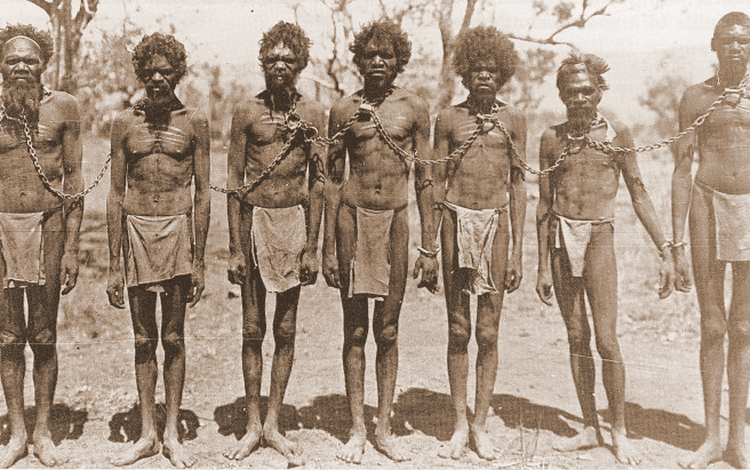 Aboriginals in Police Custody, 1906.