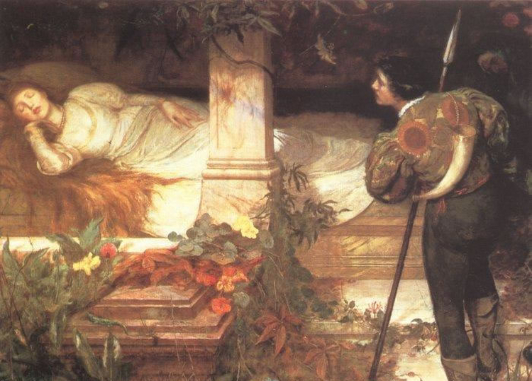 Sleeping Beauty by Edward Frederick Brewtnall