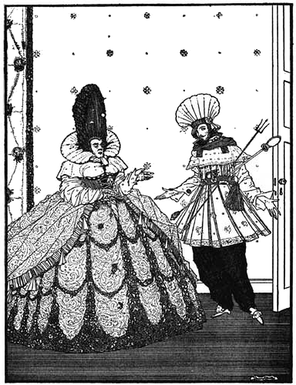 "You will serve her with piquant sauce" - the Wicked Queen by Harry Clarke