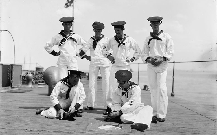 U.S.S. Nahant, the ship's mascots 