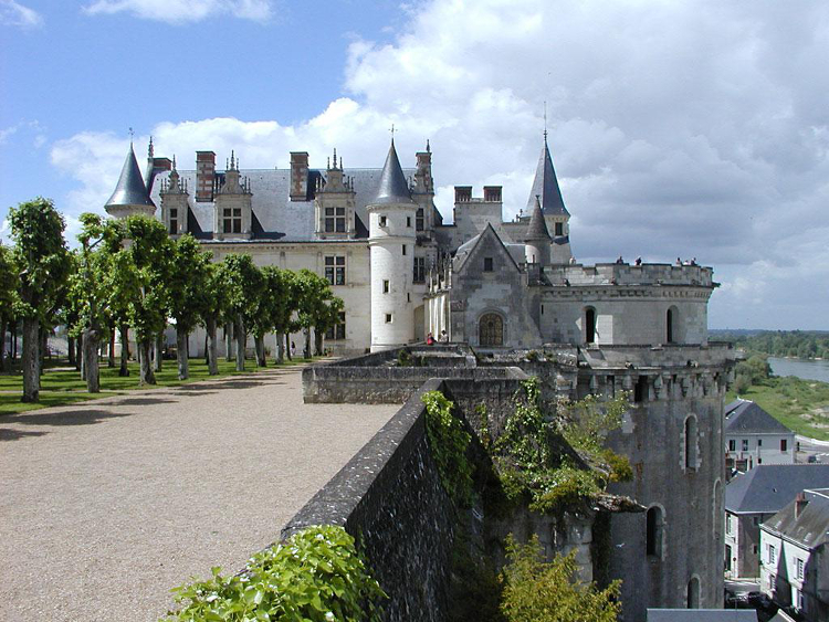 The Château d’Amboise where Anne Boleyn would have spent a number of formative years during her time attending the French queen, Claude.