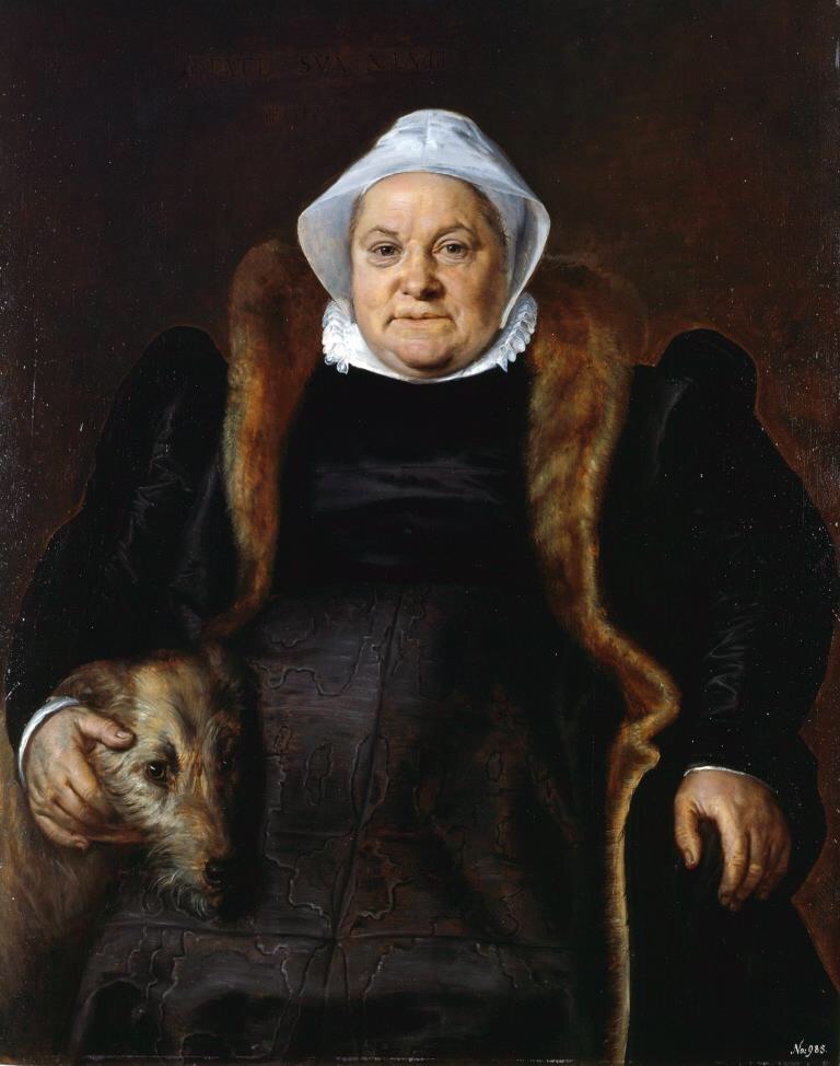 frans-floris-portrait-of-an-elderly-lady