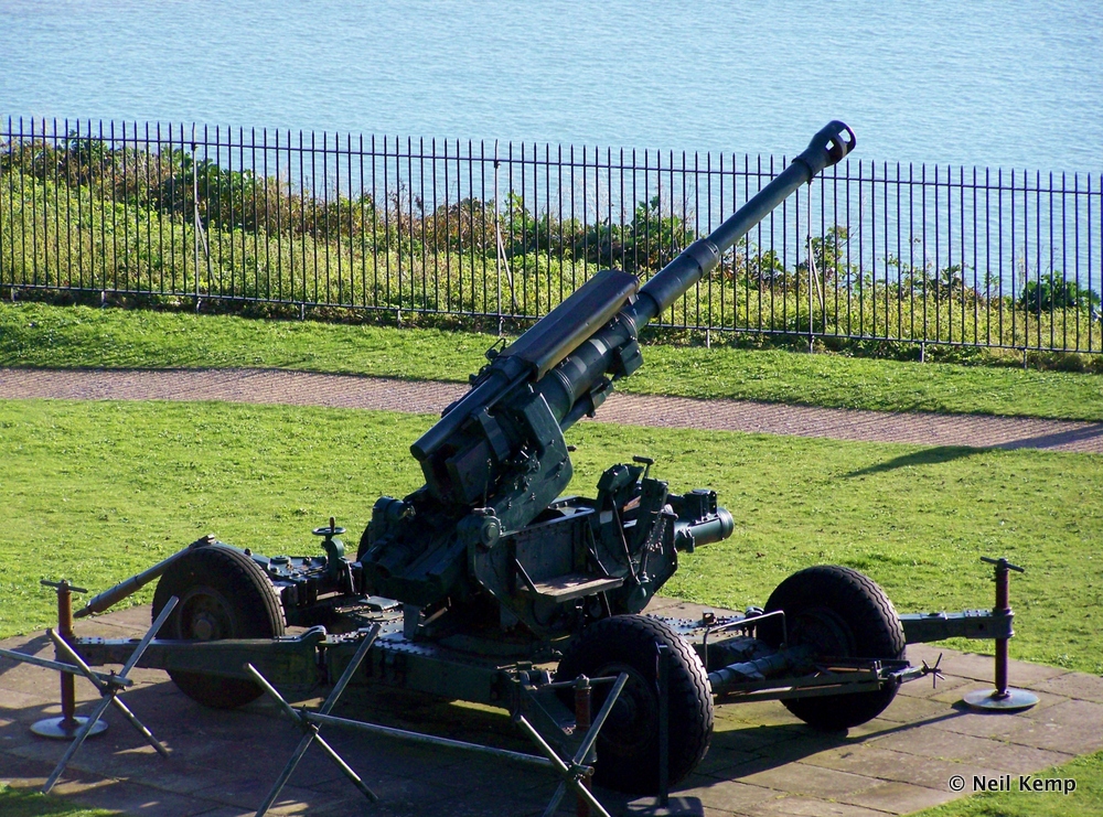Artillery above the tunnels