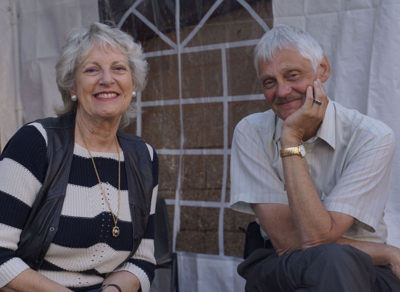 Annette Carson and John Ashdown-Hill - Picture @Karen Ladniuk
