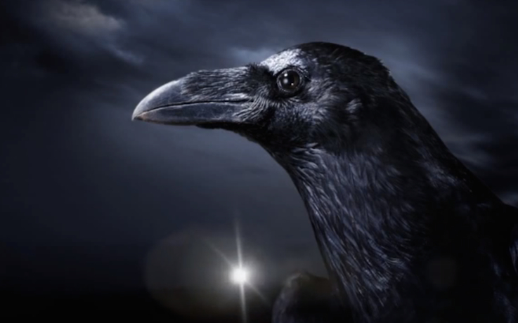 Christopher Lee Reads Edgar Allan Poe's The Raven - Nerdalicious