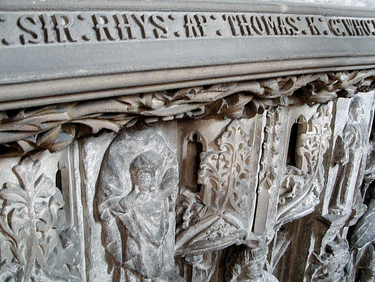 The tomb of Sir Rhys ap Thomas  in St. Peter's Church, Carmarthen