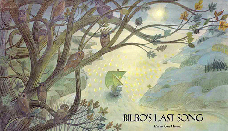 bom hoeveelheid verkoop afstuderen J.R.R. Tolkien's 'Bilbo's Last Song' - Nerdalicious