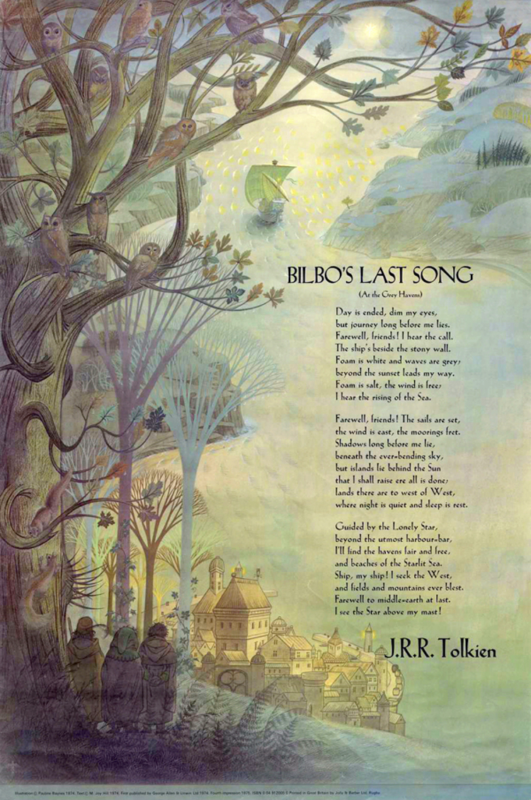 Bilbos-Last-Song-Poster-Pauline-Baynes