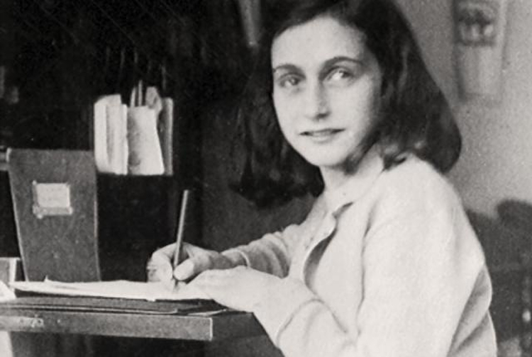 Anne-Frank-writing
