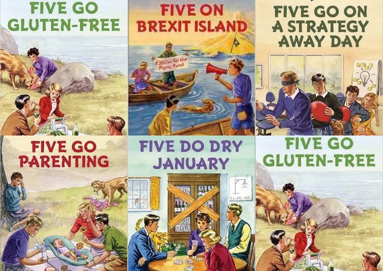 Enid-Blyton-for-Grown-Ups-Famous-Five-covers
